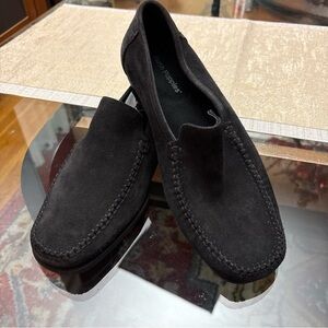 Hush Puppies Men's Dark Suede Slip-Ons